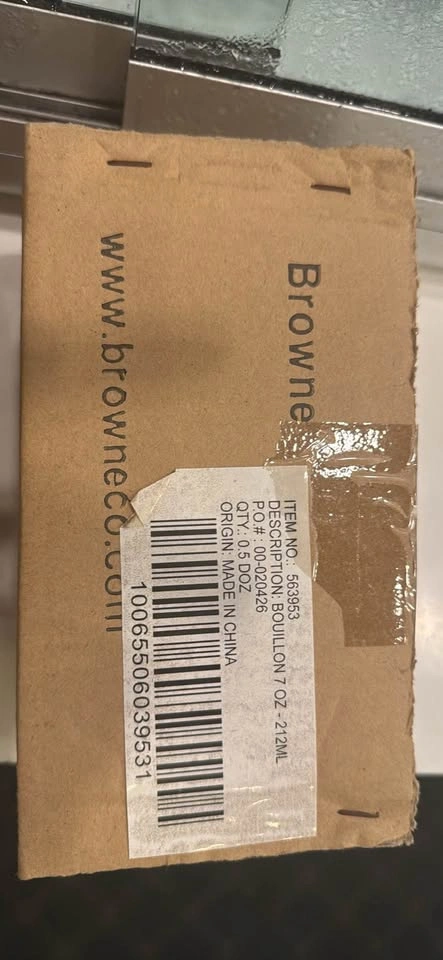 36 Brand New and 6 used Browne Bouillon bowls 7 oz - photo 3