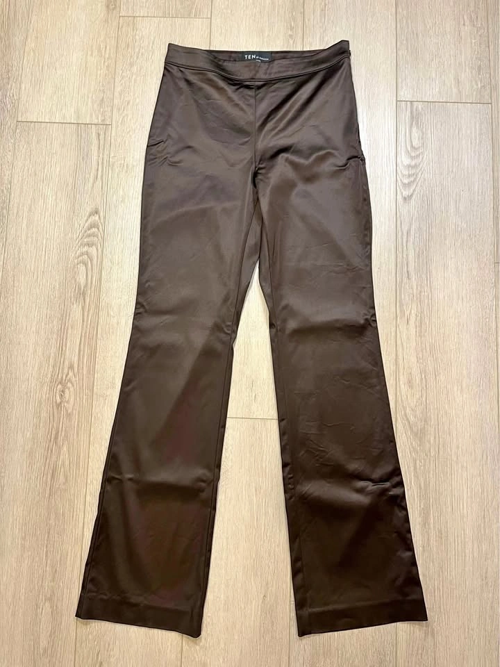 TEN by BABATON Dark Brown Bootcut Flare Pants - Size 8