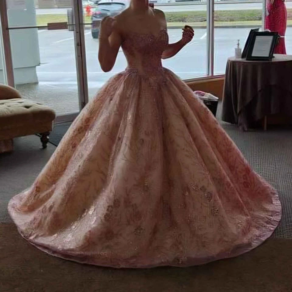 Beautiful, elegant ballgown grad/prom dress - photo 5