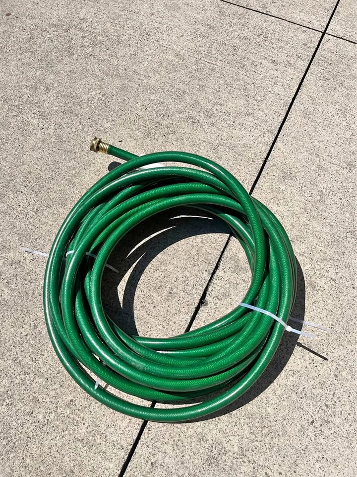 50 Ft Heavy-Duty Garden Hose | Brass Fittings | Good Condition