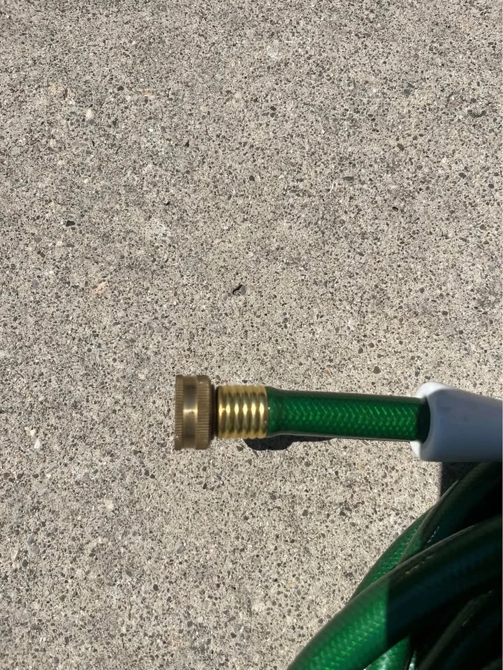 50 Ft Heavy-Duty Garden Hose | Brass Fittings | Good Condition - photo 2