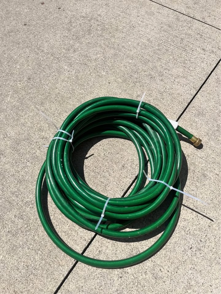 50 Ft Heavy-Duty Garden Hose | Brass Fittings | Good Condition - photo 4