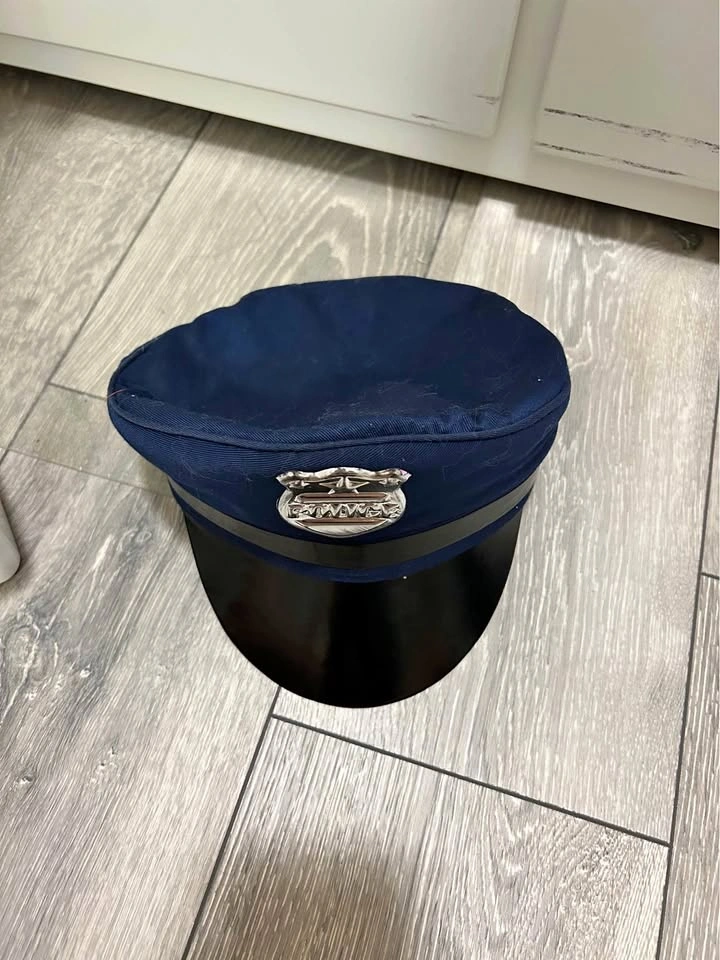 Halloween costume police hat