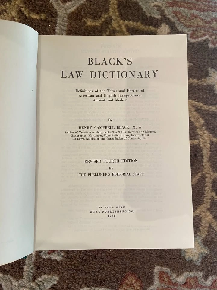 Black's Law Dictionary - Revised Fourth Edition - photo 4