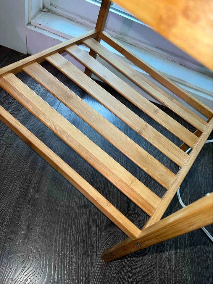 Mid-Mod Mosaic Accent Table + Discontinued IKEA NESNA Stand - photo 5