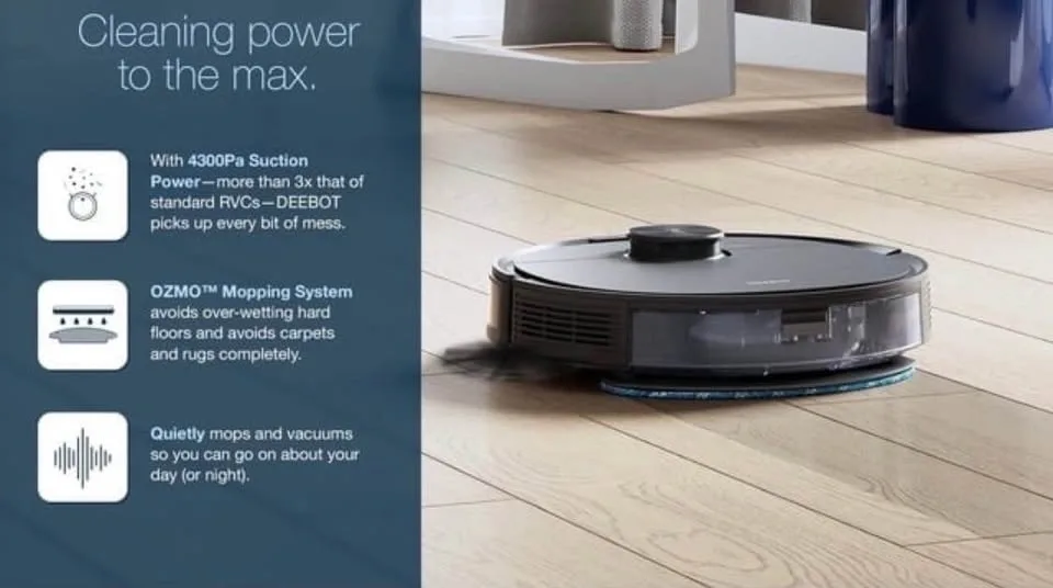 Brand new Ecovacs DEEBOT Robot Vacuum and Mop - photo 4