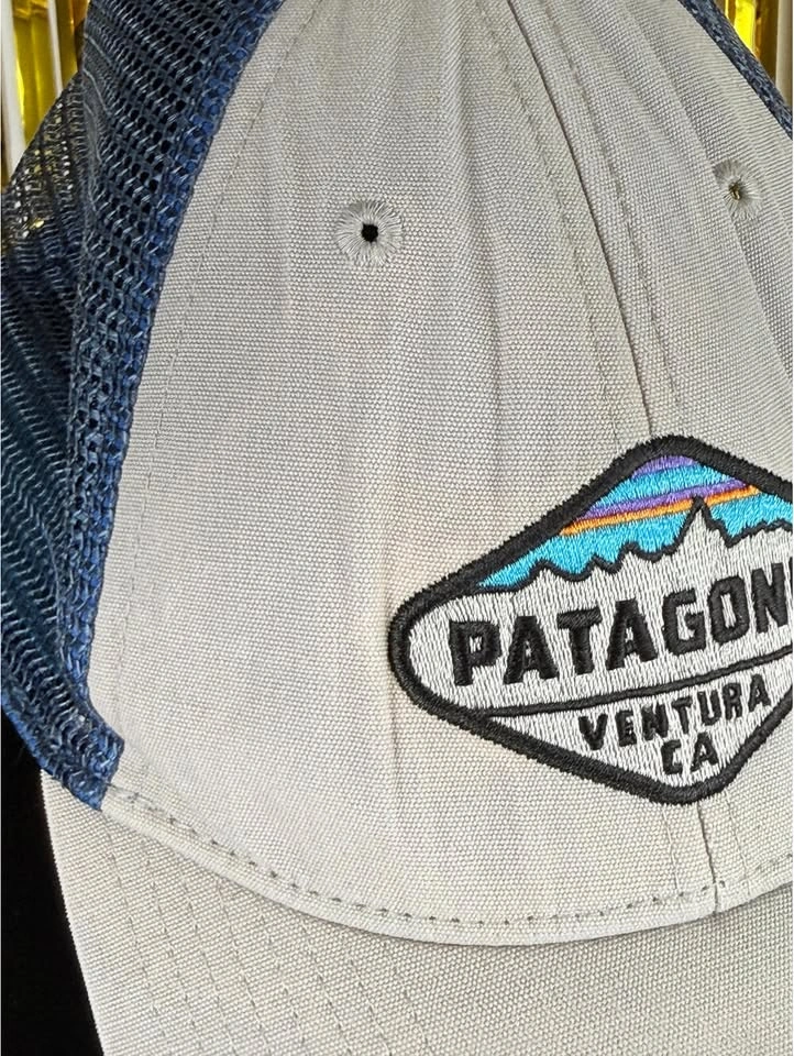 Vintage Patagonia Hat Trucker Cap Logo Grey Adjustable - photo 2