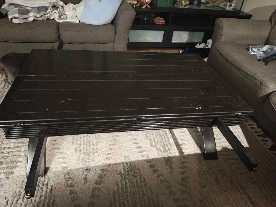 Oversize fold out coffee table - photo 4