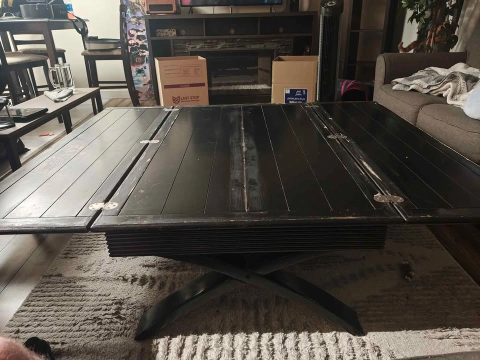 Oversize fold out coffee table - photo 5
