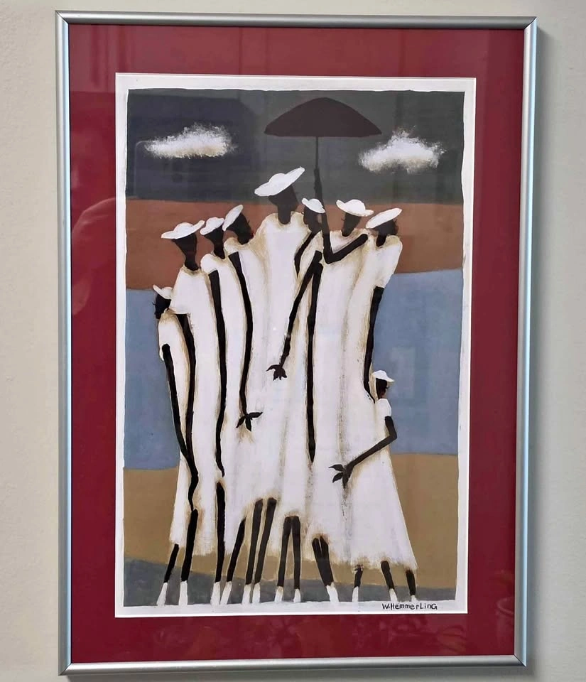 ART! Framed Print of William Hemmerling! MINT!!