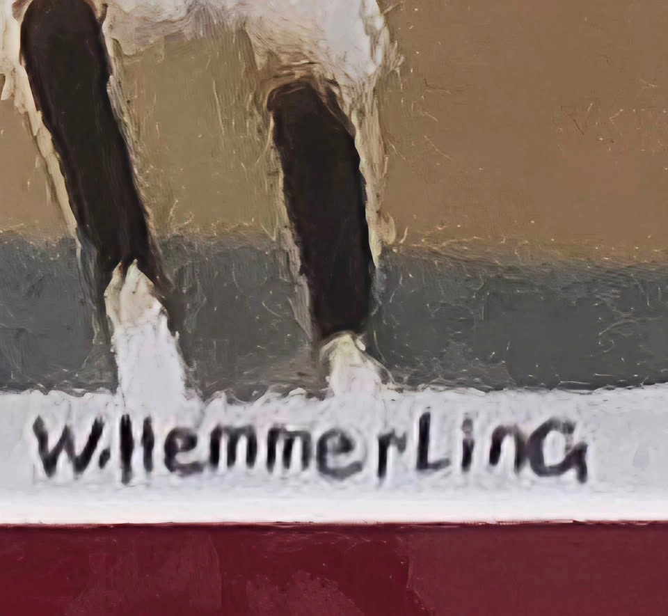 ART! Framed Print of William Hemmerling! MINT!! - photo 4