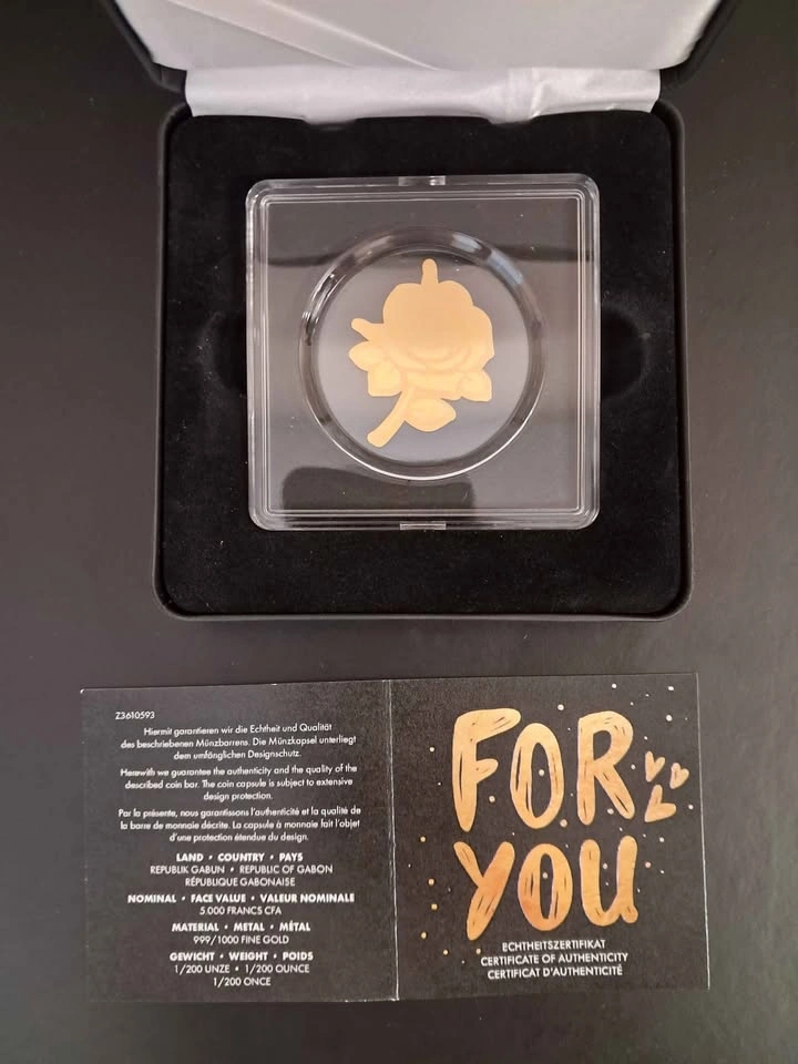 1/200th Oz Gold Rose Flower - The Perfect Gift - photo 5