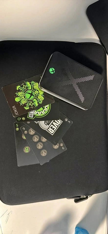 Xbox themed playing cards
