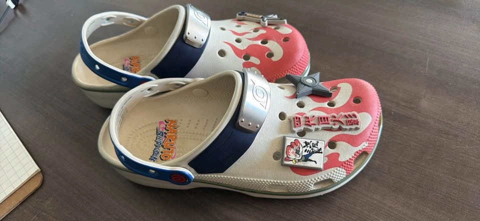 Naruto Shippuden Themed Crocs W10/M8 - photo 3