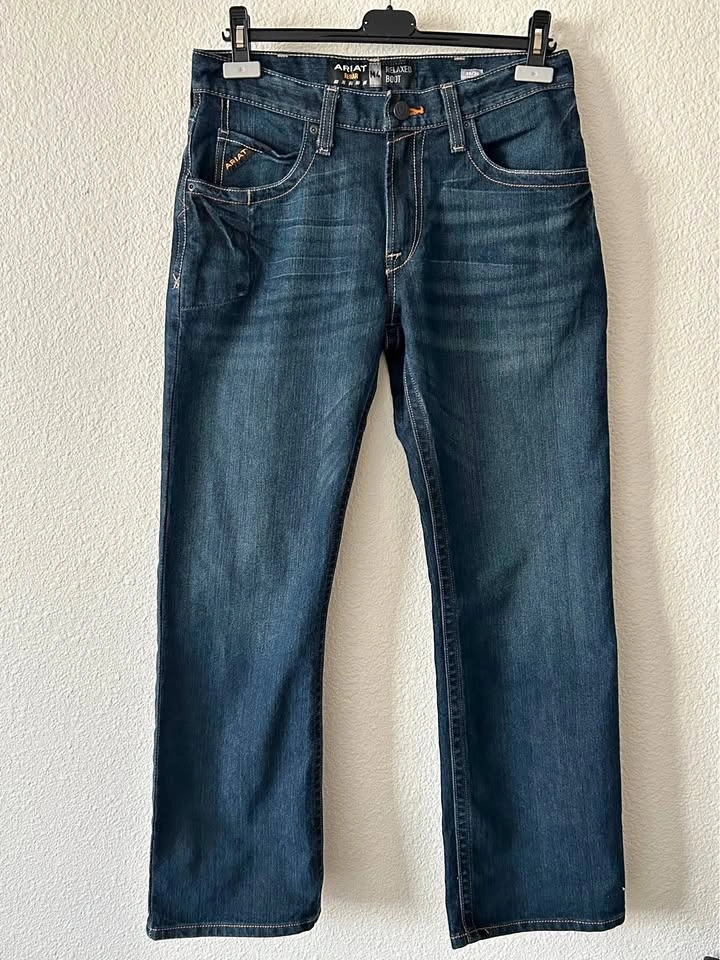 ARIAT M4 rebar jeans relaxed boot