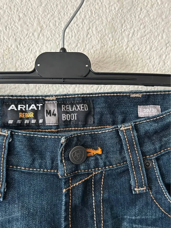 ARIAT M4 rebar jeans relaxed boot - photo 3