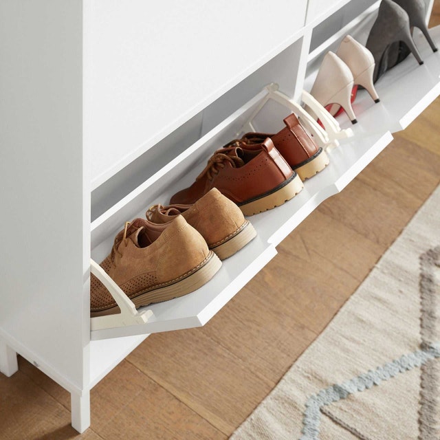 Elegant Narrow Shoe Storage Cabinet - photo 4