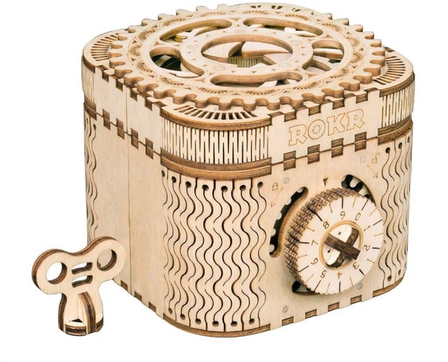 ROKR TREASURE BOX MECHANICAL GEARS LK502