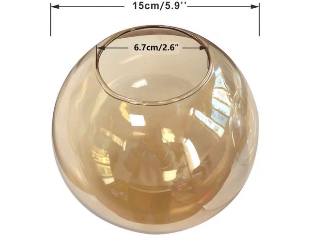 LIGHT REPLACEMENT GLASS GLOBE SHADE - photo 3