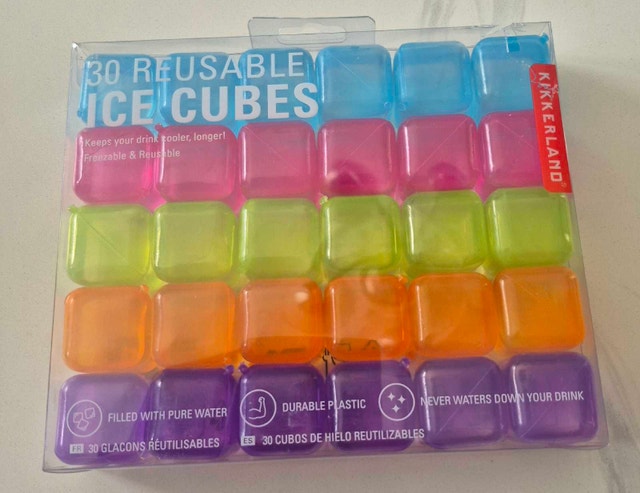 Kikkerland Reusable Ice Cubes