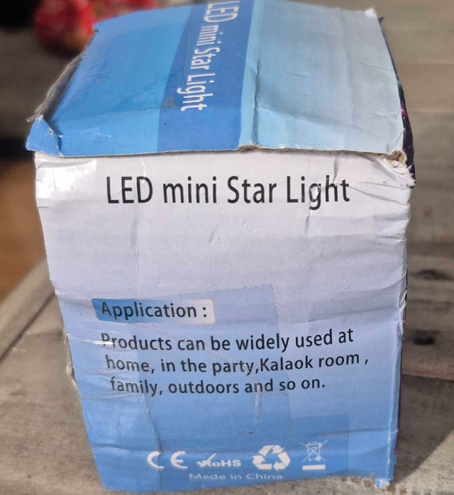 USB LED Mini Star Light Projector - photo 2