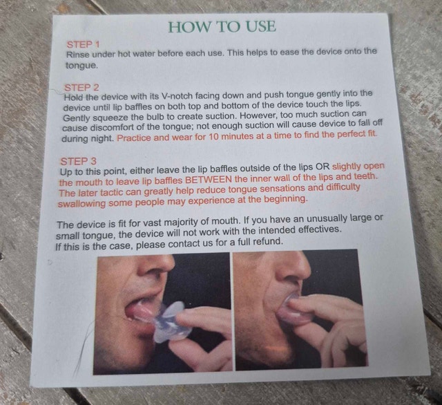Better Sleep, Anti Snoring Device - photo 3