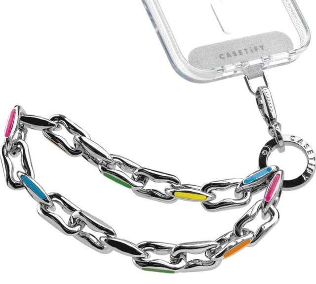 Casetify Metal Chain Wrist Strap, Silver - photo 3