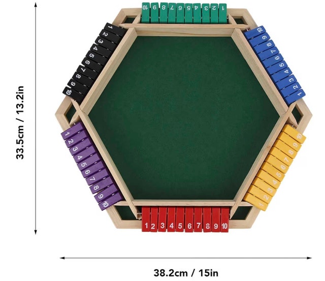 Shut The Box Game, 1-6 players - photo 3