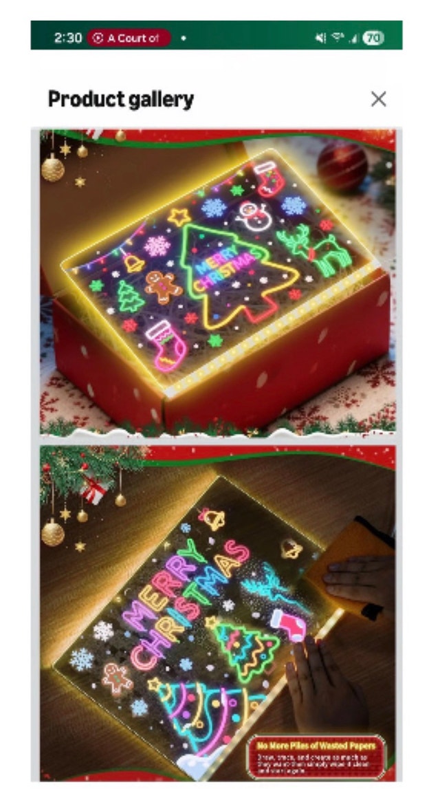 Cosmody LED Drawing Board - photo 2