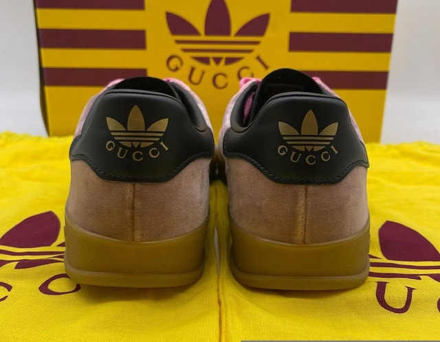 Adidas Gucci Gazelle Sneaker Light Pink Gold! Size 6.5 - photo 5