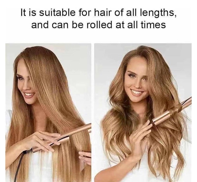 2-in-1 Hair Straightener! Gold - photo 2