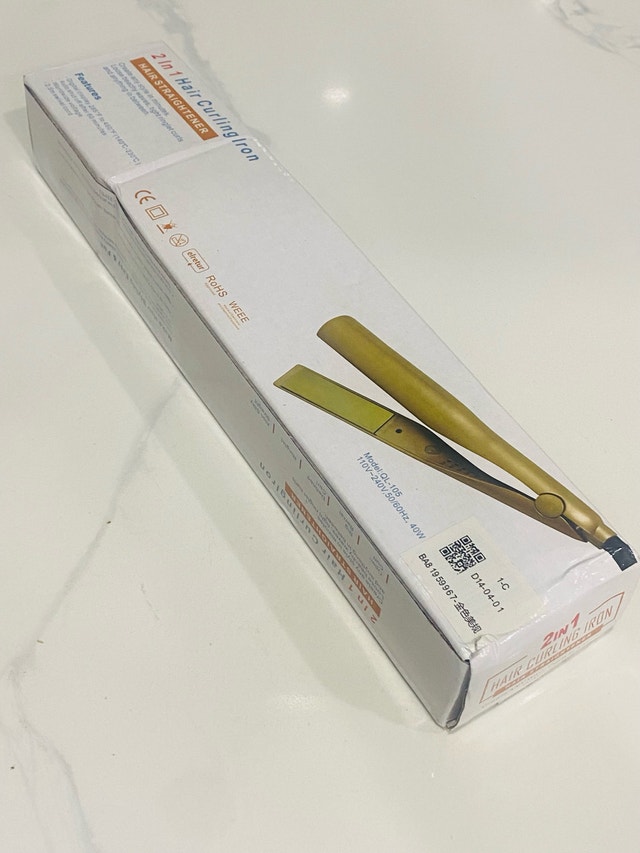 2-in-1 Hair Straightener! Gold - photo 4