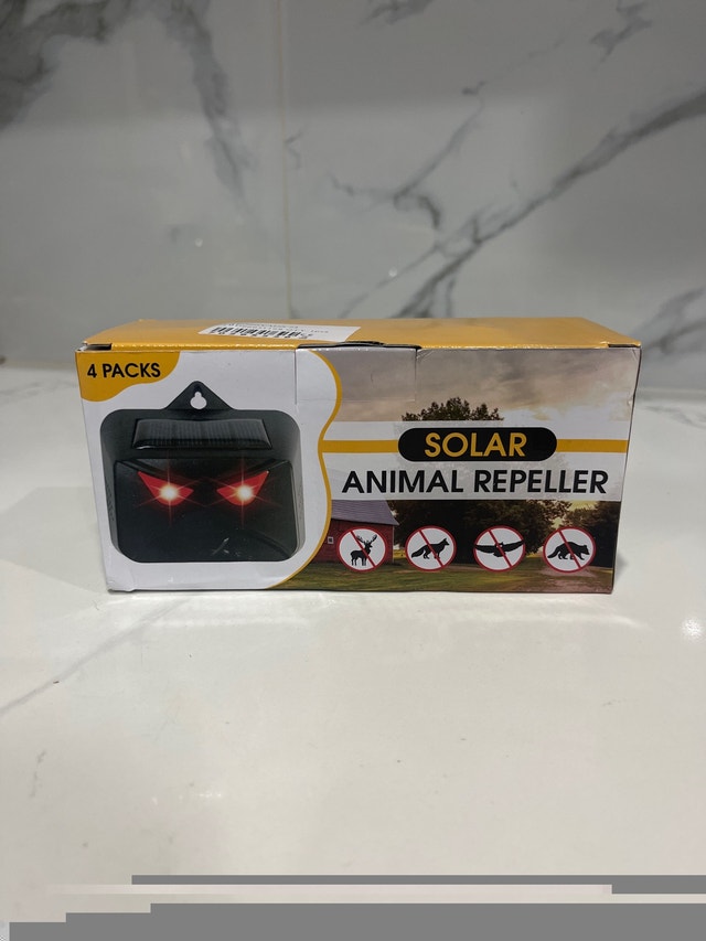 4 Packs Solar Powered Nocturnal Animals Repeller - photo 3