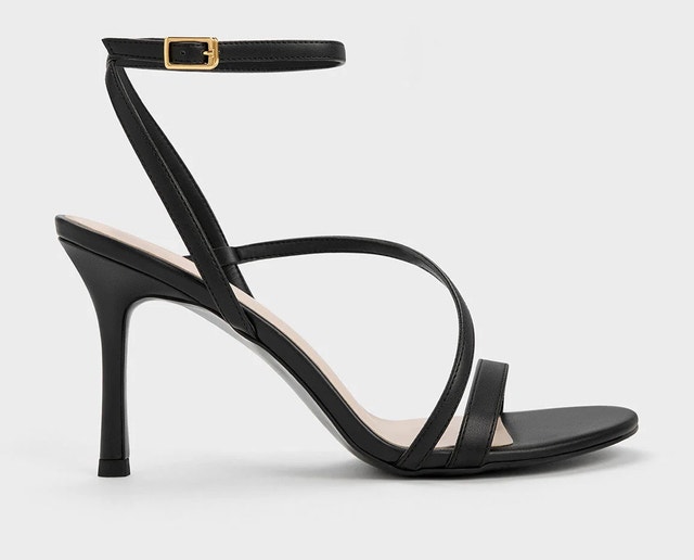 Strappy Heeled Sandals - Black! Size 5.5 - photo 4