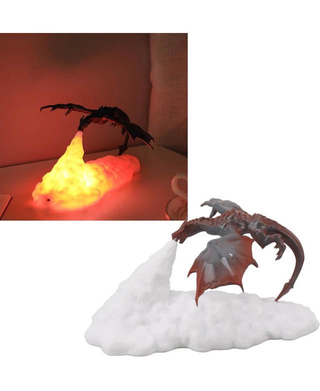 Ice Flying Dragon Lamp! USB - photo 3