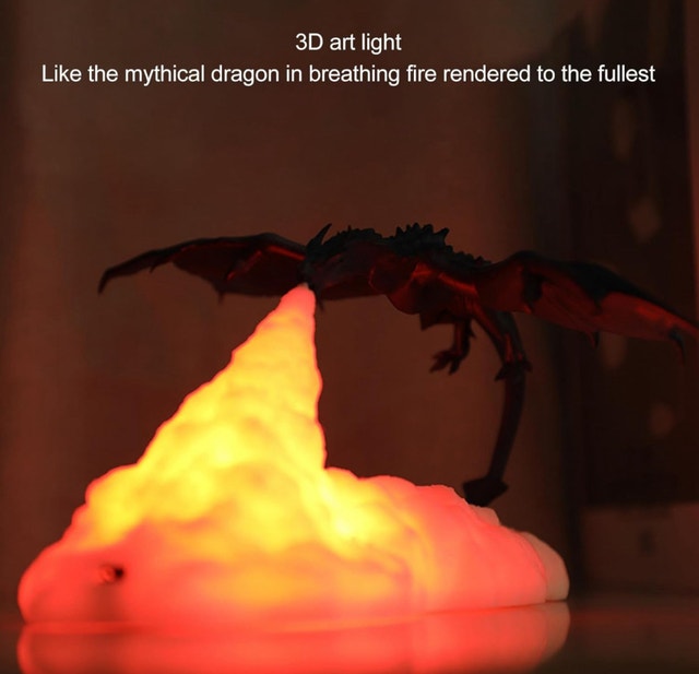 Ice Flying Dragon Lamp! USB - photo 4