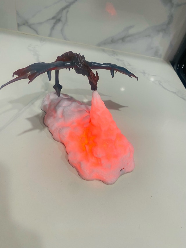 Ice Flying Dragon Lamp! USB - photo 5