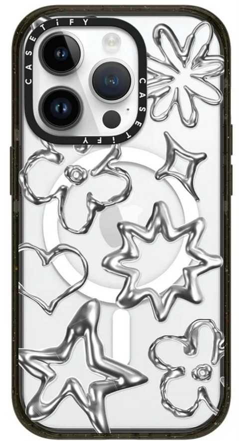 IMPACT CASE FOR IPHONE XR, CHROME DOODLES
