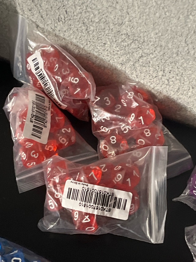 10 Sided Dice- In Multicolours! - photo 2