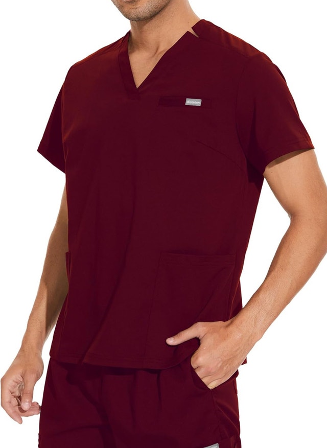 Burgundy Scrub set - Size L
