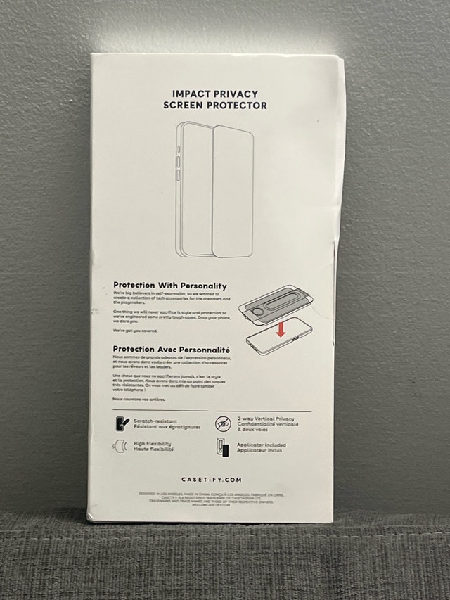Casetify iPhone 15 Pro Impact Privacy Screen Protector - photo 2