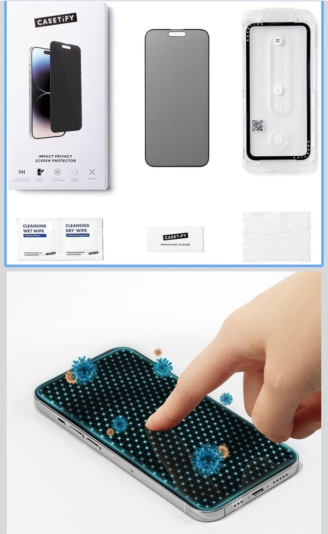 Casetify iPhone 15 Pro Impact Privacy Screen Protector - photo 5