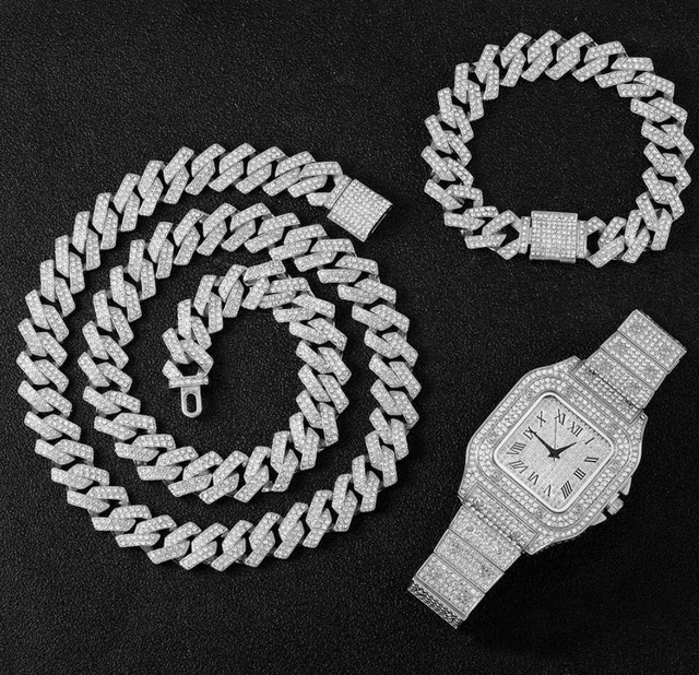 Necklace Watch Bracelet set!