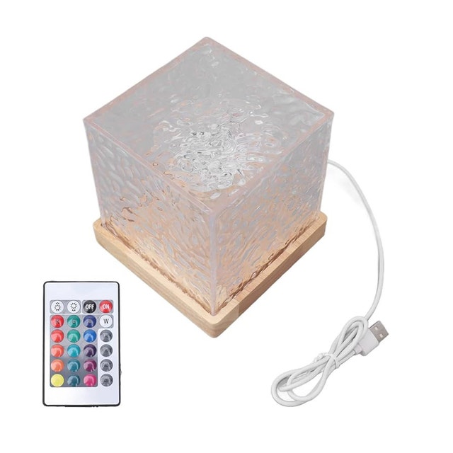 Crystal Night Light Cube