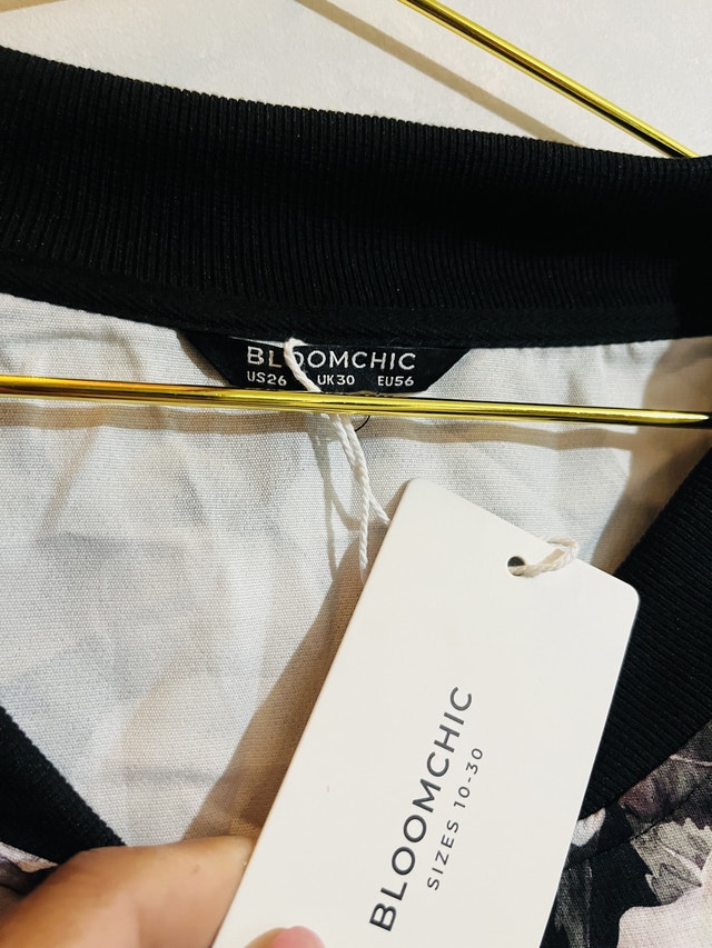 Bloomchic Bomber-Floral Jacket-Size 26(2XL) - photo 4