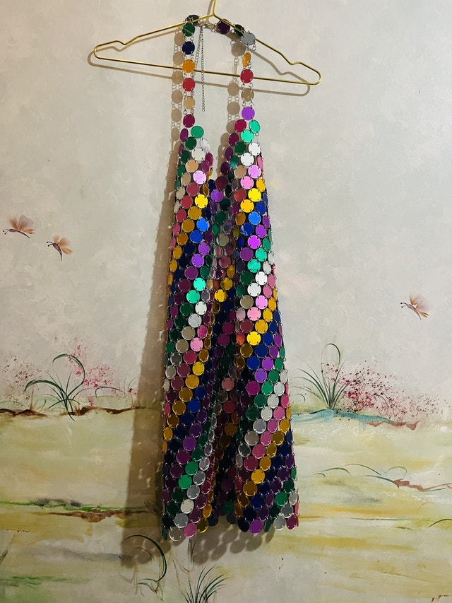 Sequin Halter Dress! L - photo 2