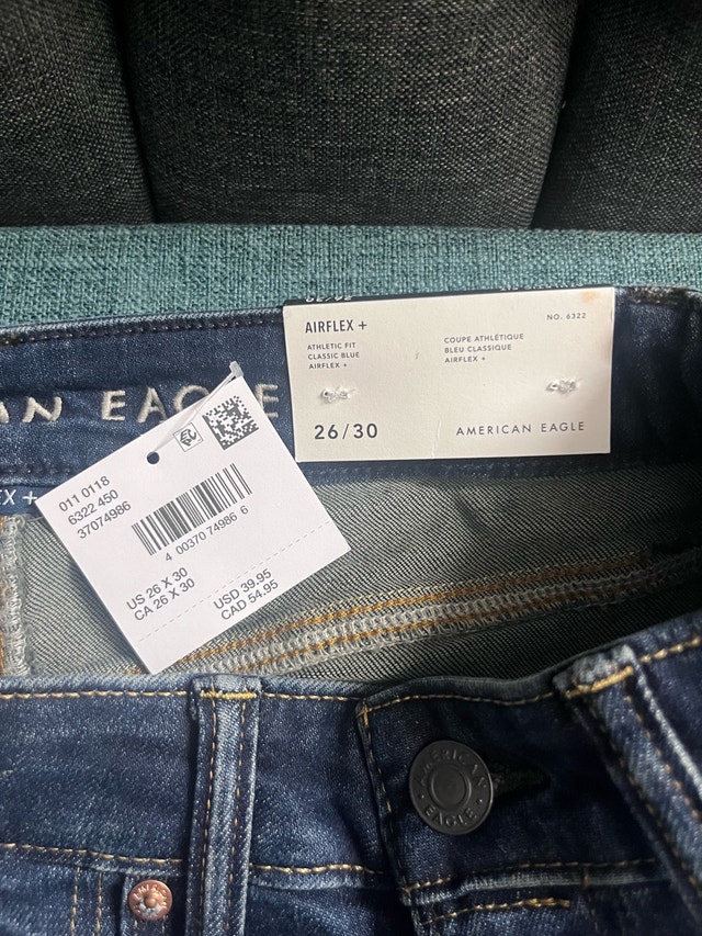 AE Airflex+ Athletic fit Jean classic blue size 26/30 - photo 3