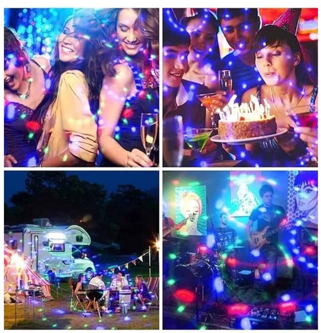 LED Full Colour Rotating Lamp