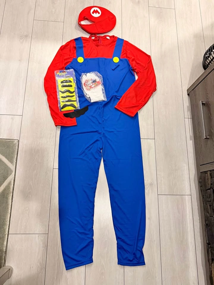 Super Mario Costume Mens Small