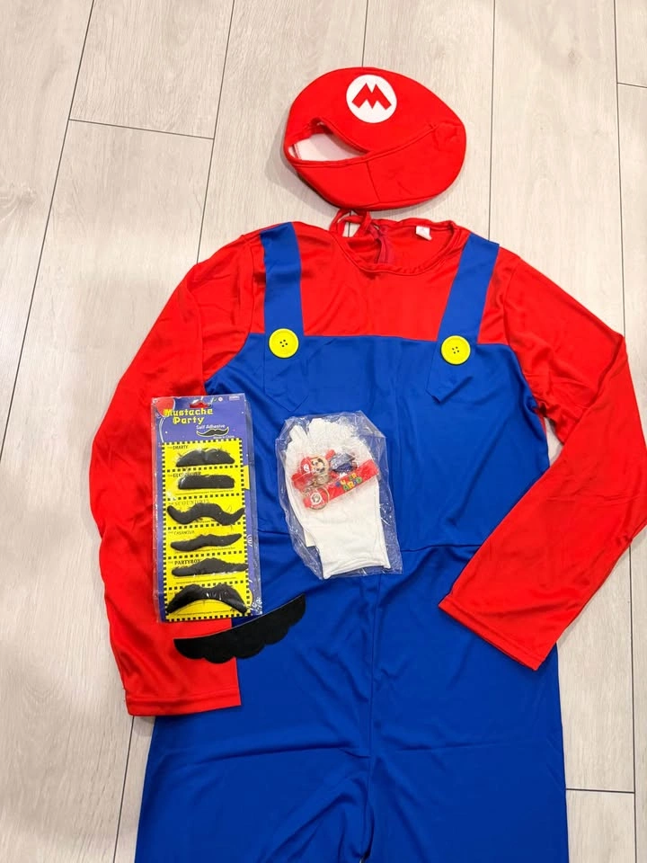 Super Mario Costume Mens Small - photo 2